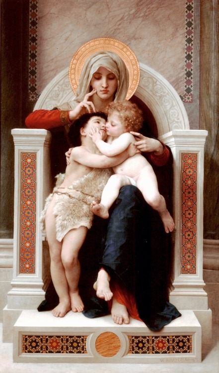 inersore - The madonna of the lilies, 1899The virgin, jesus and...