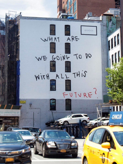 visual-poetry - »what are we going to do with all this future?«...