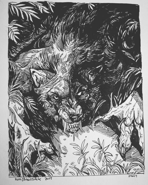 wolfskulljack - Let’s go Pack Mates.Buy werewolf art on m Etsy...