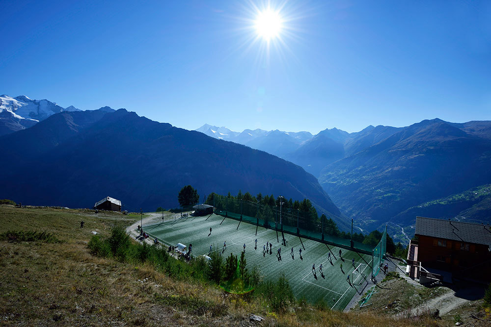 Europe’s highest football pitch While the beautiful game may be found at higher altitudes in Bolivia, there’s something special about this uncovered gem in Gspon, Switzerland.
Set in the heart of the Swiss alps, “Ottmar Hitzfeld stadium is carved...