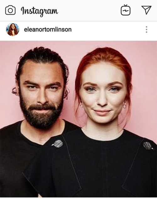 turnitdownsometimes - Eleanor Tomlinson Instagram 27.9.2018Yes....