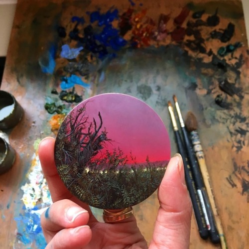 sosuperawesome - Miniature Paintings by Dina Brodsky on Etsy