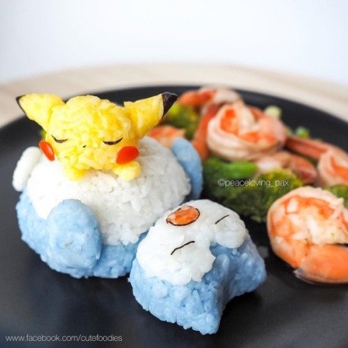 retrogamingblog:Pokemon Rice Art made by peaceloving_pax