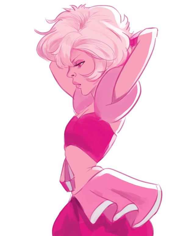 And now for a pouting pink powder puff. I’m a little late for the pink diamond train but how about that reveal right?