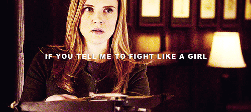 vd-gifs - As if “fight like a girl” was an insult.Fight...