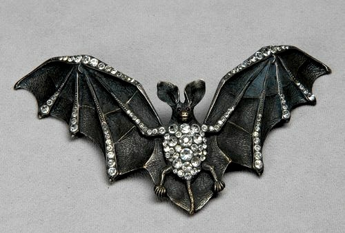 andrusmagnus - Art Nouveau Bat Brooches