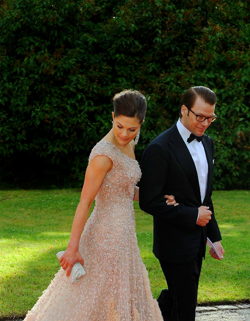 swedish-royals:Crown Princess Victoria and Mr. Daniel Westling...