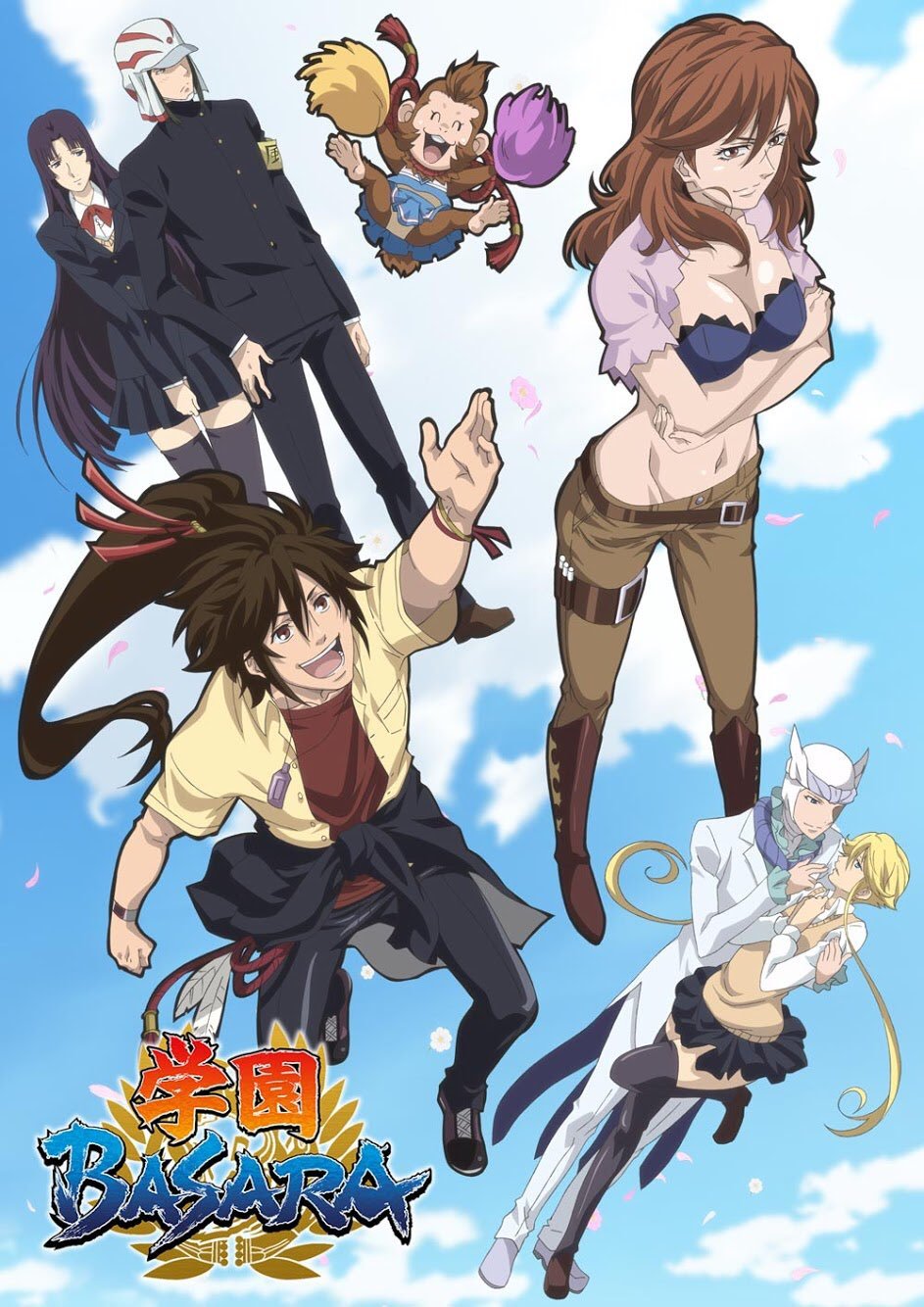 A new key visual and additional cast for the âGakuen Basaraâ TV anime is now available. Broadcast begins October 4th. -Staff-â¢ Director: Minoru Ohara â¢ Series Composition: Kouji Miura â¢ Character Design: Haruhito Takada â¢ Theme Song: Takanori...