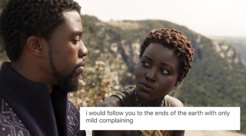 celestial-chick:Black Panther + text posts
