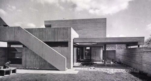 germanpostwarmodern - House (1964-66) built for himself in...