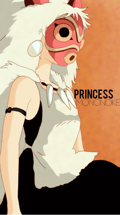 dailyghibli - Princess Mononoke iPhone 6 Wallpapers