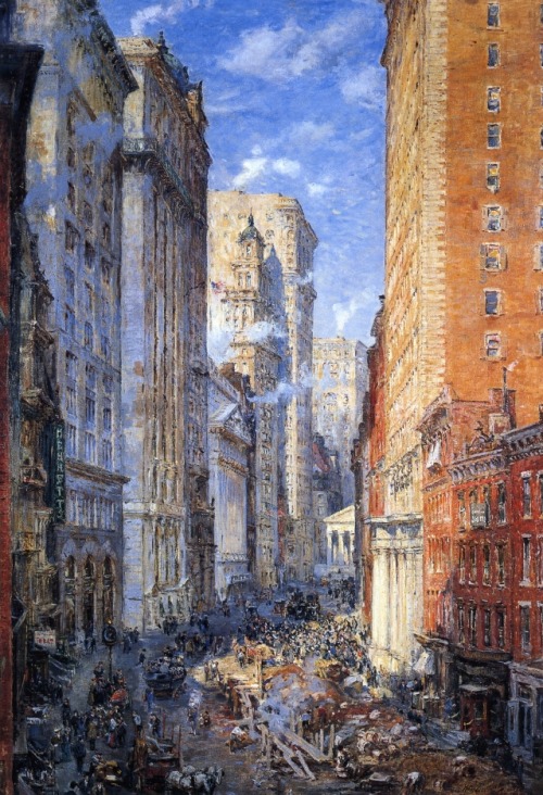 fleurdulys:Broad Street Canyon, New York - Colin Campbell...