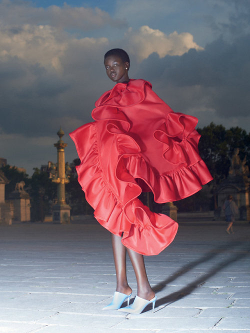 midnight-charm - Adut Akech photographed by Johnny Duport for T...
