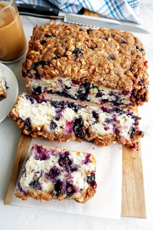 hoardingrecipes - Blueberry Coffee Cake with Brown...