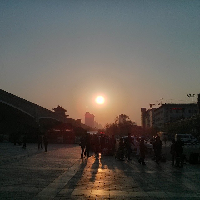 Xi'an in the morning sun. #nofilter