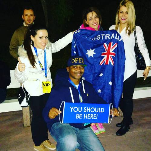 Just creating memories with a few of my friends from down under!...