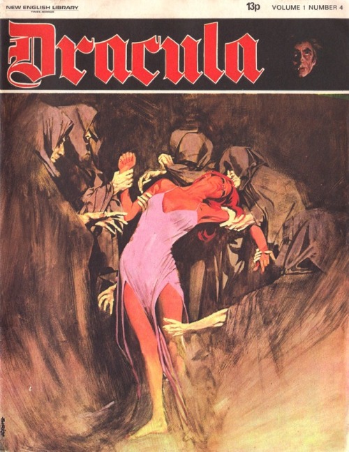 talesfromweirdland - 1970s horror comic, DRACULA. Cover art by...