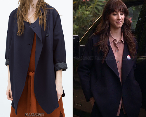 pllcloset:Thanks anon! Spencer wore this Zara coat in her...