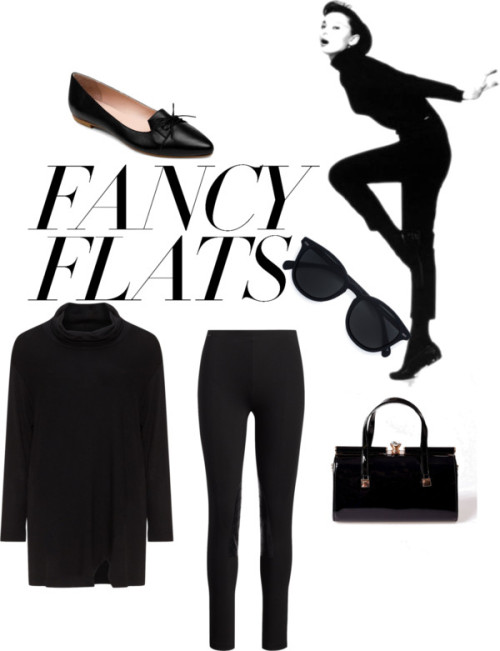 Fancy flats - Audrey Hepbburn style by shistyle featuring movie...