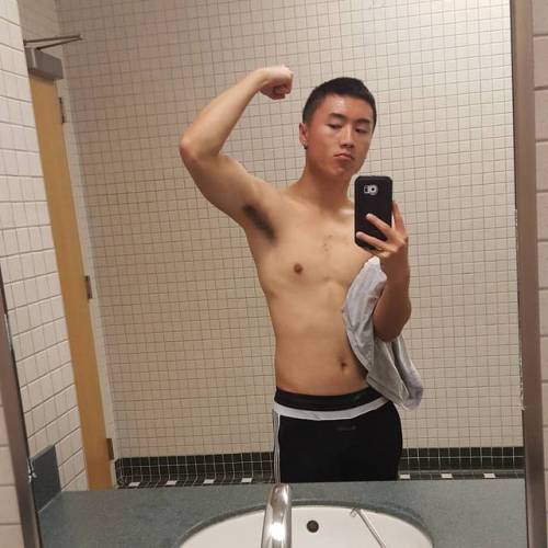 A typical gaysian SJW. Asian features are strong, but he still...