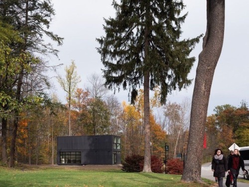 prefabnsmallhomes - Bard College Media Lab (made from 4 recycled...