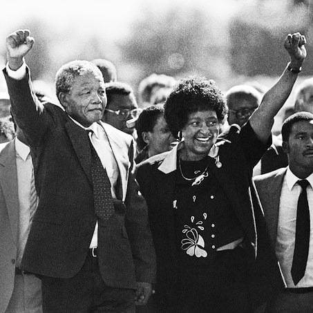 Controversial South African activist and leader, Winnie...