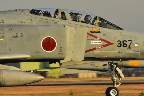 otaesky - F-4EJ PhantomⅡ夕方のランディング