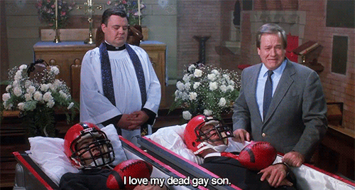 Image result for heathers 1988 i love my dead gay son gif