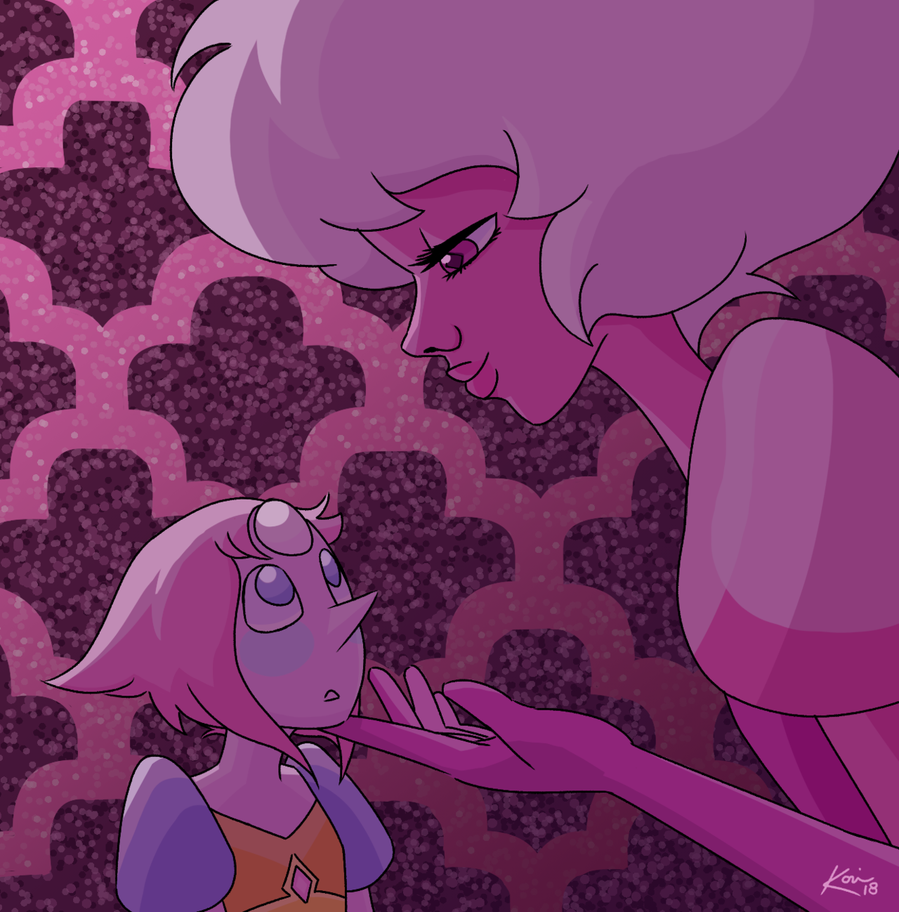 I was waiting for my friend to catch up on all the new episodes before I posted this, and she caught up last night!!! I absolutely LOVE Pearl and Pink WOW