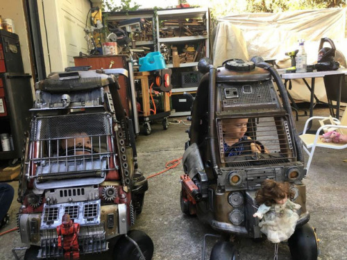 steampunktendencies - Dad Turns Kids’ Toy Cars Into Badass...
