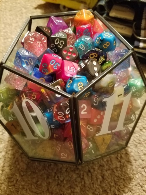 blackjaguar1016 - I like to keep my dice in a die. I give you ...