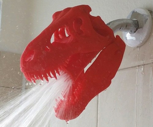 yup-that-exists - These T-Rex Shower Heads should come...