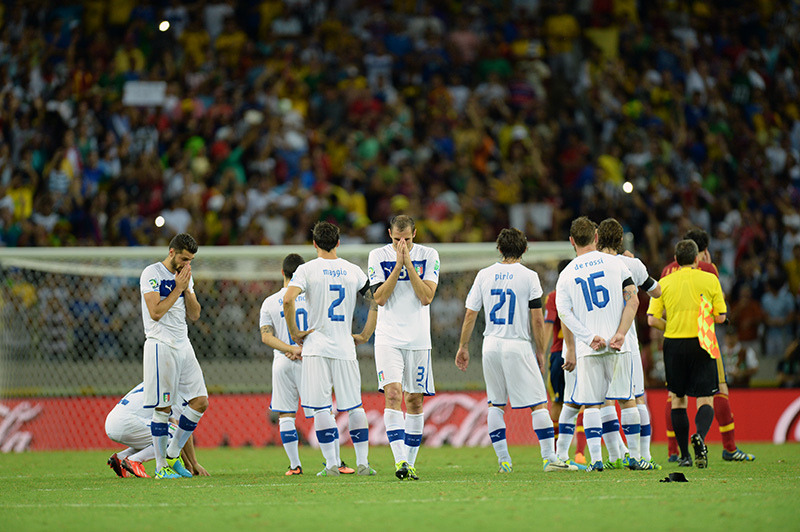 Italy: The team that was lost and then found “ By Anthony Lopopolo. Photo: Ryu Voelkel
”
There was Leonardo Bonucci, sitting down on the ground, hands over his knees, wondering. It was his ball that didn’t go in, and only his. His teammates didn’t...