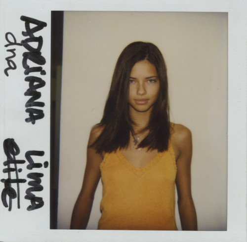 cremeblush - Adriana Lima at her first casting for Vogue.