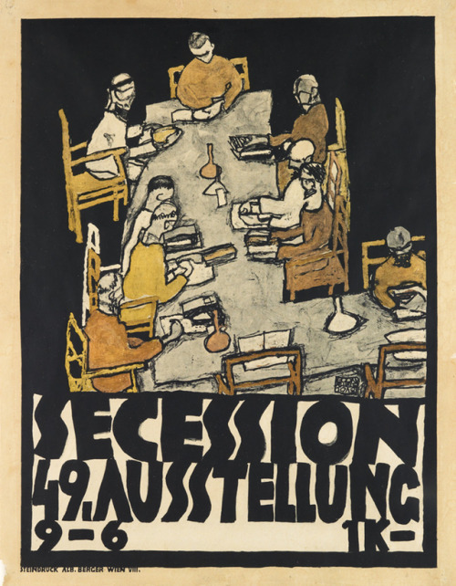 SECESSION 49. AUSSTELLUNG. 1918. Egon Schiele. Japanese paper 