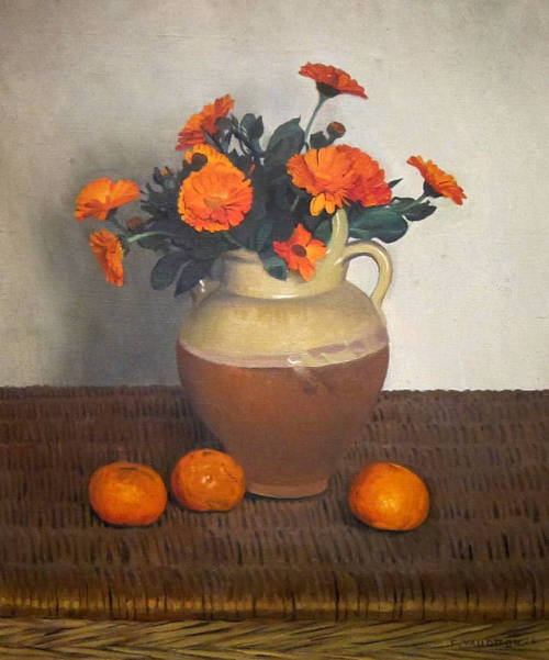 artist-vallotton:Marigolds and Tangerines via Felix...
