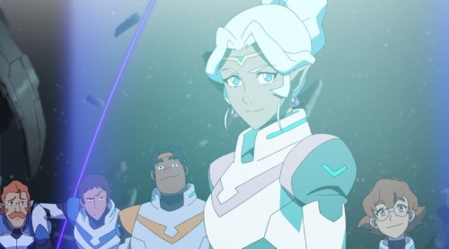 wlwvoltron - why do hunk, allura, and pidge all look happy and welcoming while lance and coran look...