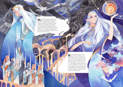 veensa - My illustrations for Valaquenta(The Silmarillion )