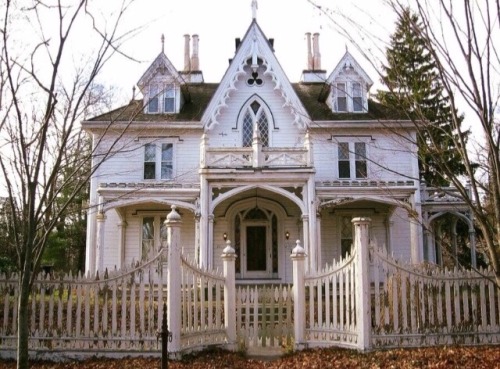 roseoilz - gothic revival home, ca. 1840. thompson connecticut
