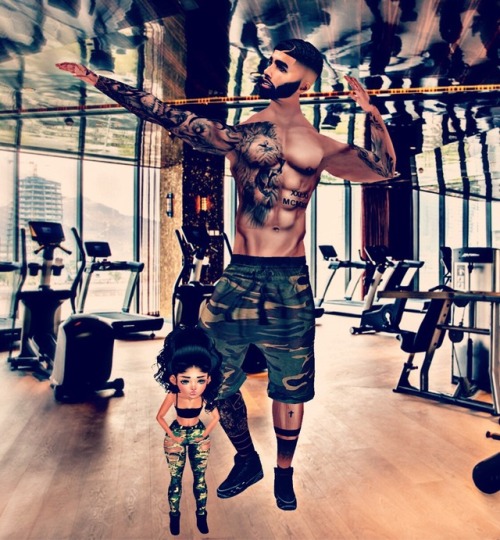 g00nvu - Working out with my daughter… everyone needs a...