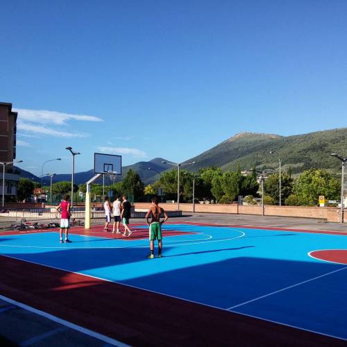 Il campo di street basket del serraglio è uno splendido esempio...