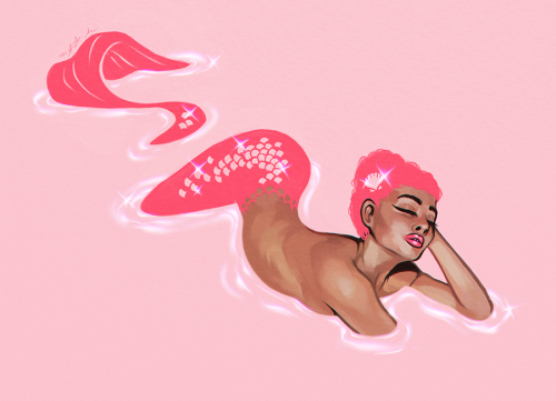 nvstj:I’ve been inspired by 19xx pin-up art lately, heres the...