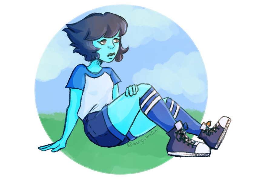 did a lil lapis drawing today, wanted to test out a new brush