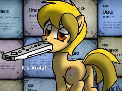 ask-gamer-pony - askbananaswit - It’s Viola!Don’t forgot to...