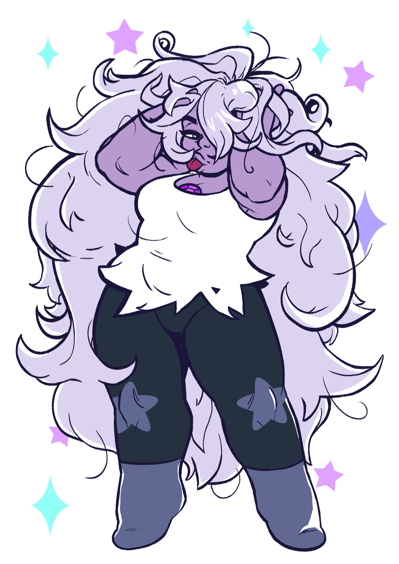 The fluffiest Amethyst my hands can make