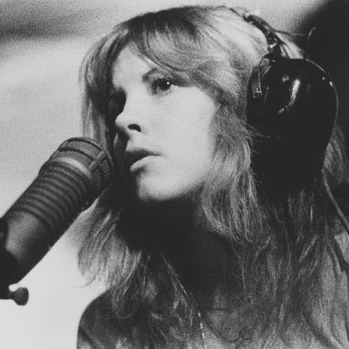 crystallineknowledge - Stevie photographed during the recording...