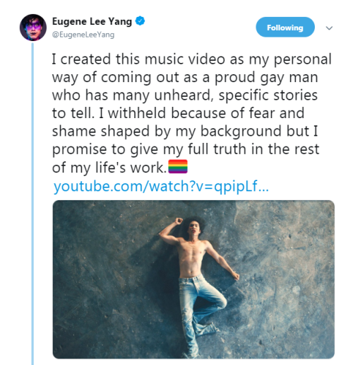 oncetwiceandoveragain - I’m Gay - Eugene Lee YangBasically I’m...