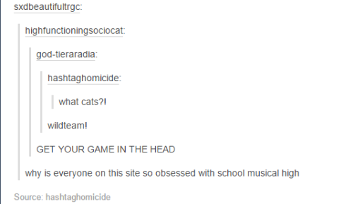 itsstuckyinmyhead - High School Musical and Tumblr