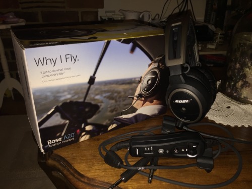 Why I fly!!!! - Bose Aviation A20. Best birthday present ever...