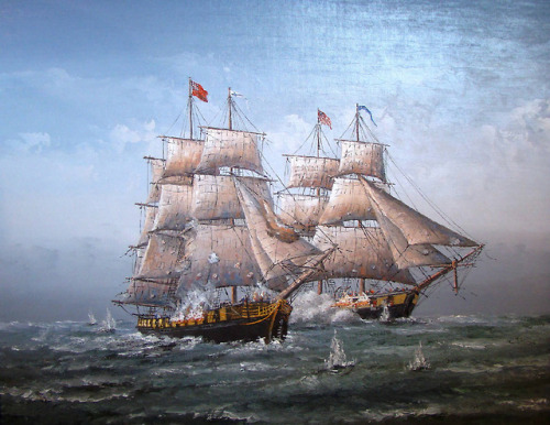 historicaltimes - Ben Jensen - HMS Detroit & US Niagara via...